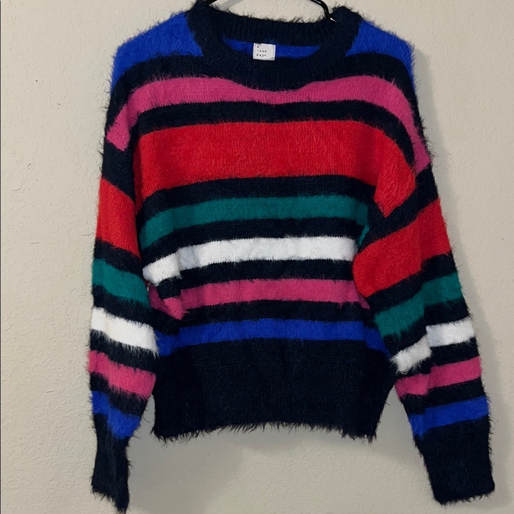 Colorful Striped Sweater